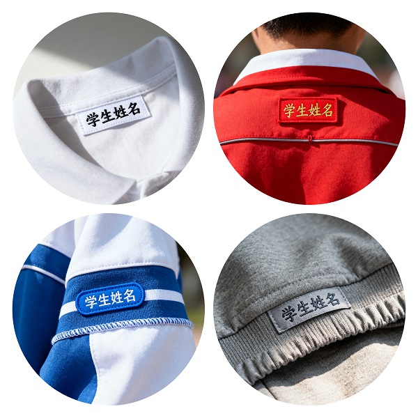 學生名字在校服的常見區(qū)域有哪些