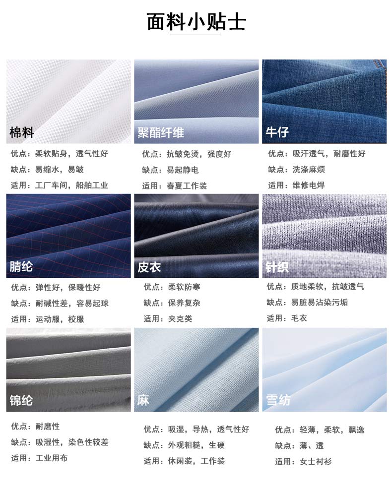 男士免燙襯衫不同面料的優缺點