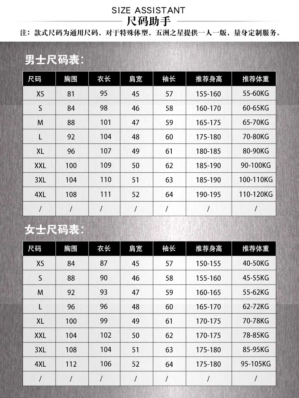 醫(yī)院醫(yī)生長袖白大褂—尺寸尺碼