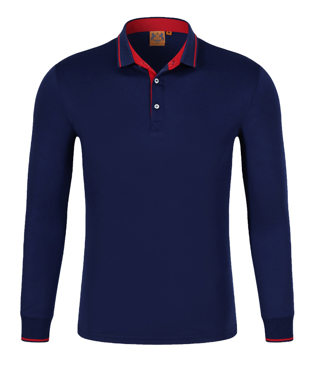 餐飲服務(wù)員長(zhǎng)袖POLO衫