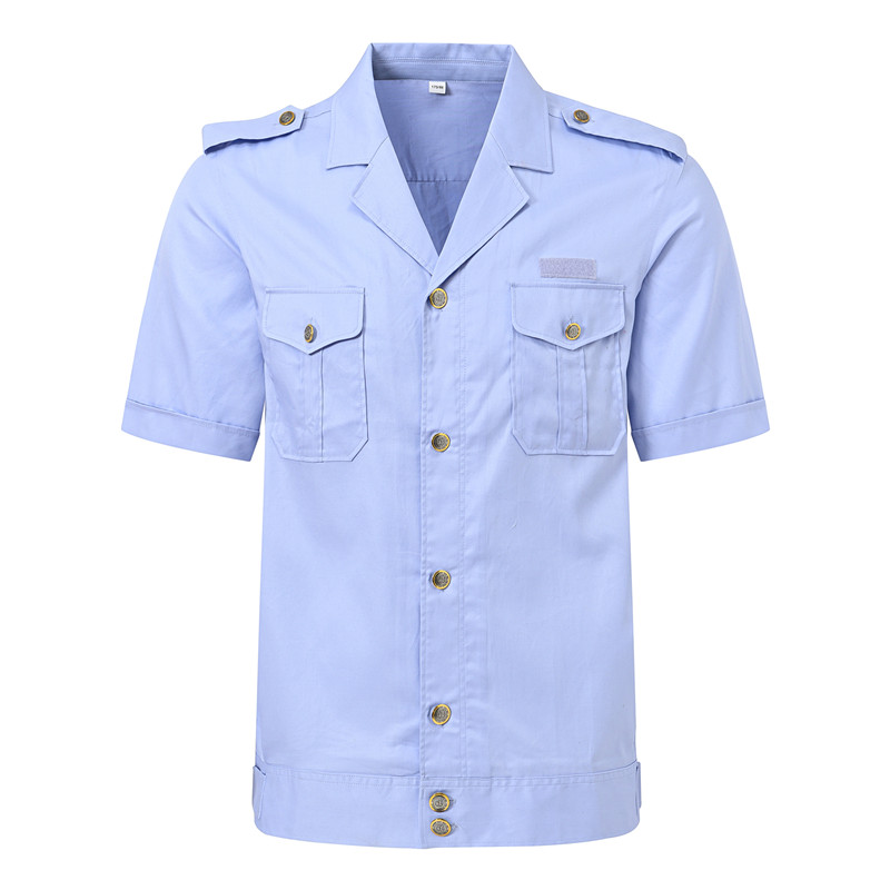稅務標志制服襯衫定制款式圖片